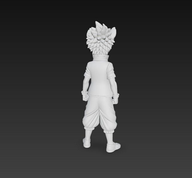 Eared Companion Cute Anime Character 3D Print Model 3D model_18