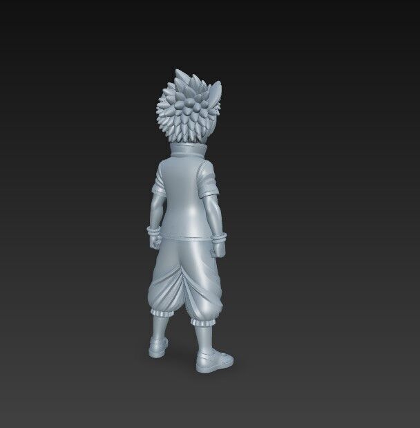Eared Companion Cute Anime Character 3D Print Model 3D model_7