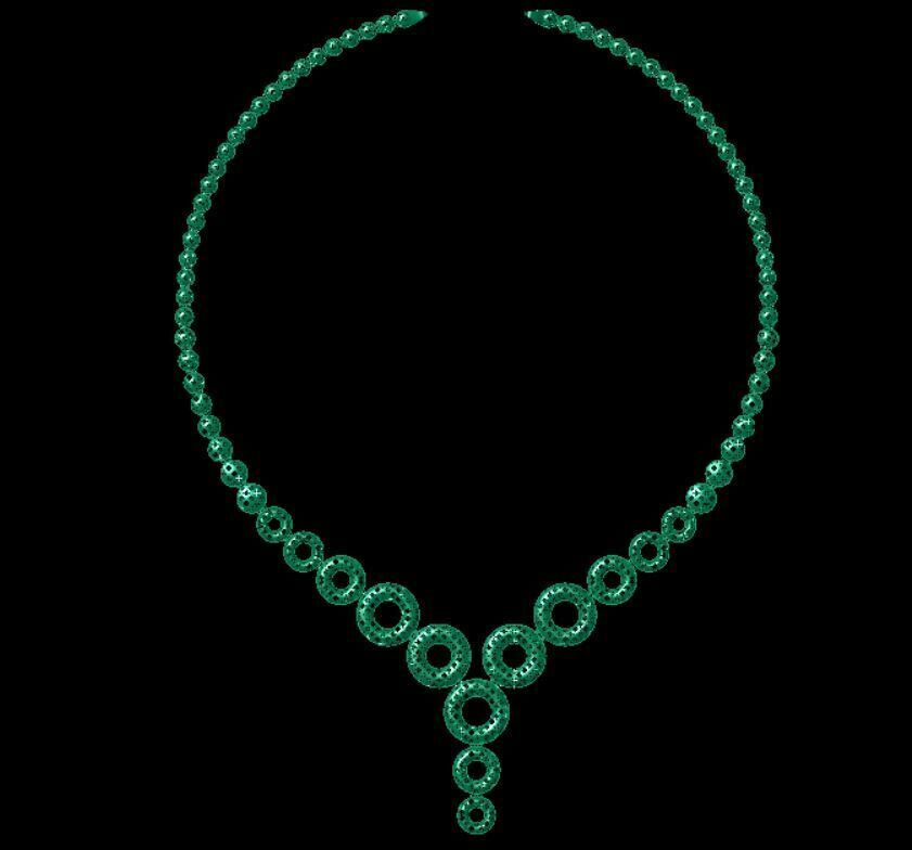 wedding set for gold 3D print model_4