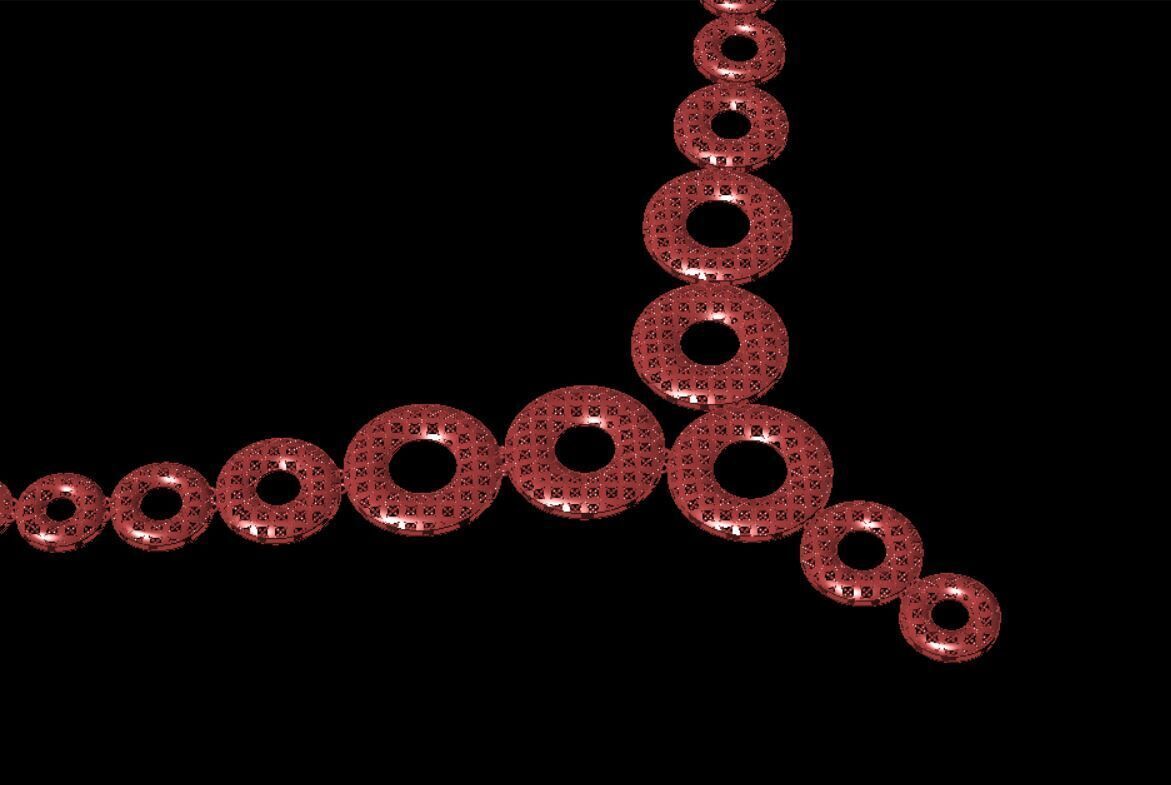 wedding set for gold 3D print model_5