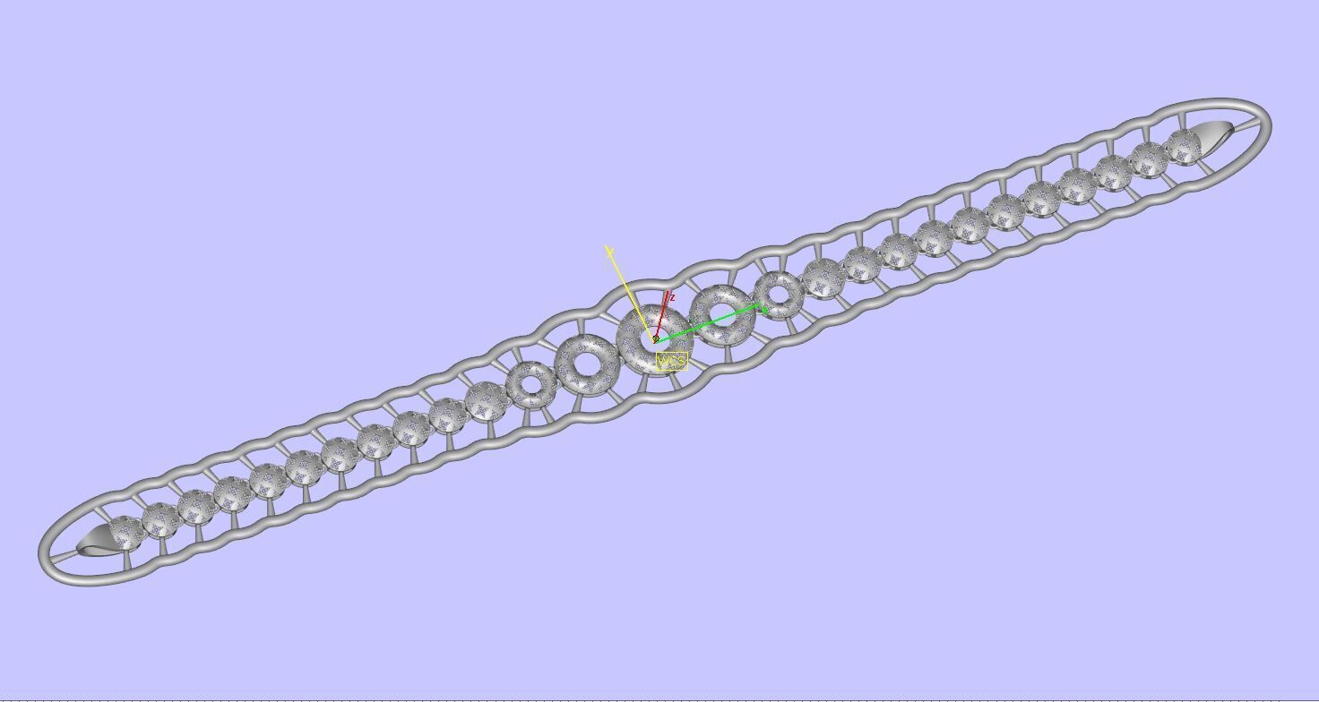 wedding set for gold 3D print model_7