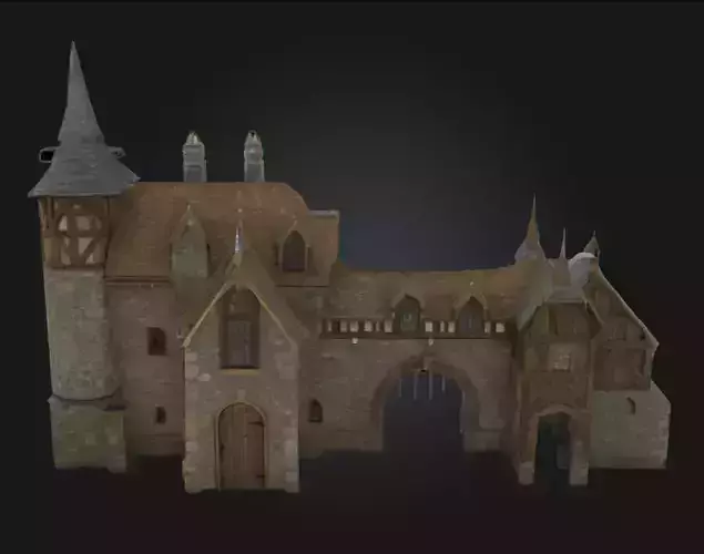 Castle Gatehouse  Guardian of the Fortress