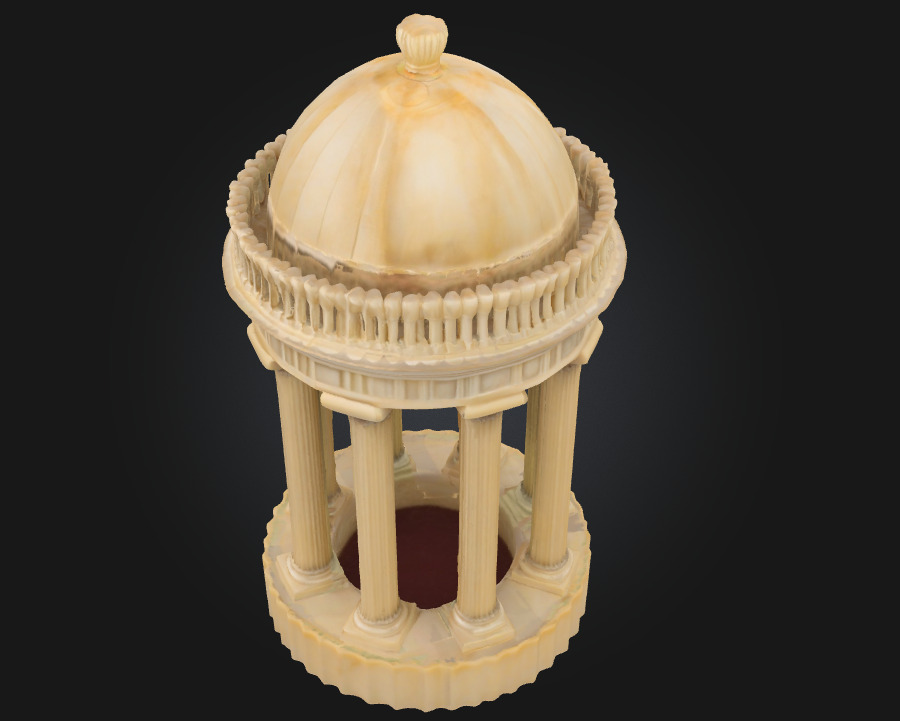 Ivory Pavilion Model  Grace in Architectural Form 3D model_1