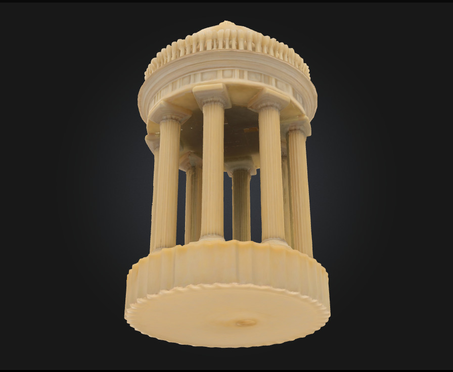 Ivory Pavilion Model  Grace in Architectural Form 3D model_3