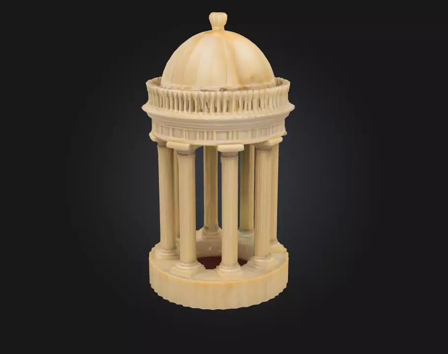 Ivory Pavilion Model  Grace in Architectural Form 3D model_0