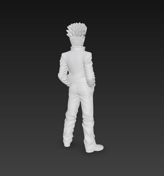 Cool Stance Stylish Anime Character 3D Print Model 3D model_20