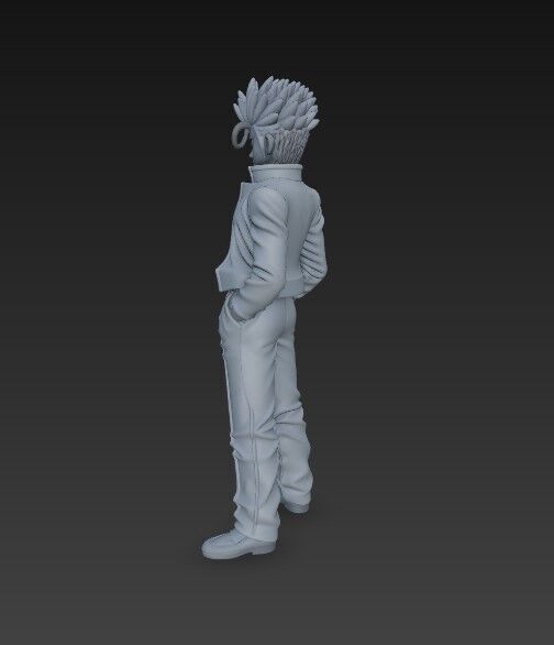 Cool Stance Stylish Anime Character 3D Print Model 3D model_4