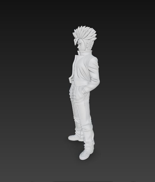 Cool Stance Stylish Anime Character 3D Print Model 3D model_22