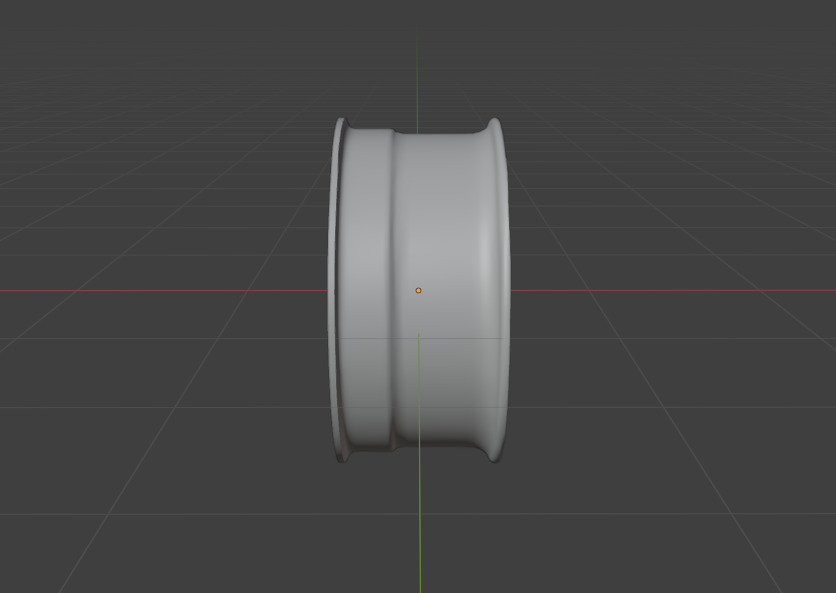 Sport Rim Low-poly 3D model_2