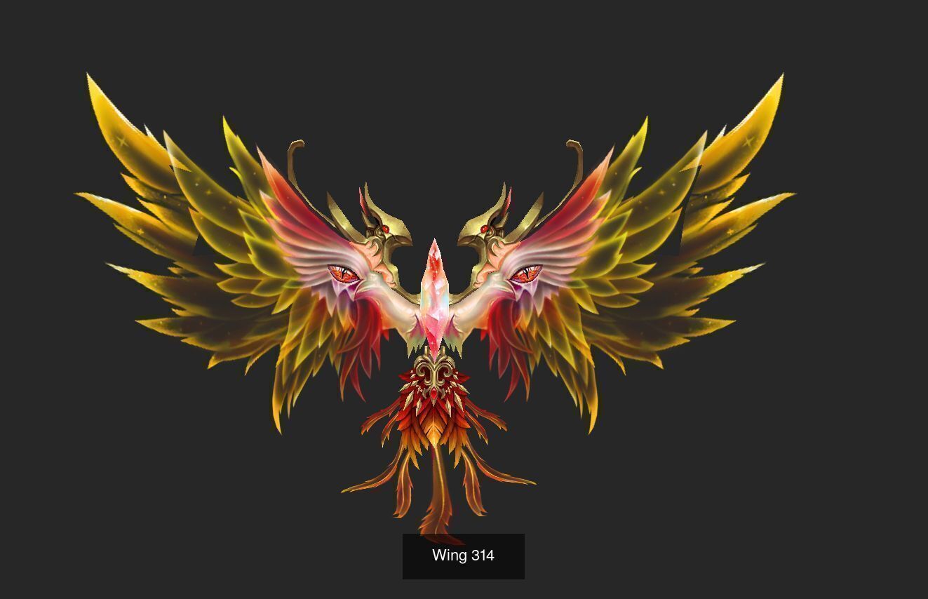 Pack With 25 Wings Part 13 3D Model Collection_15