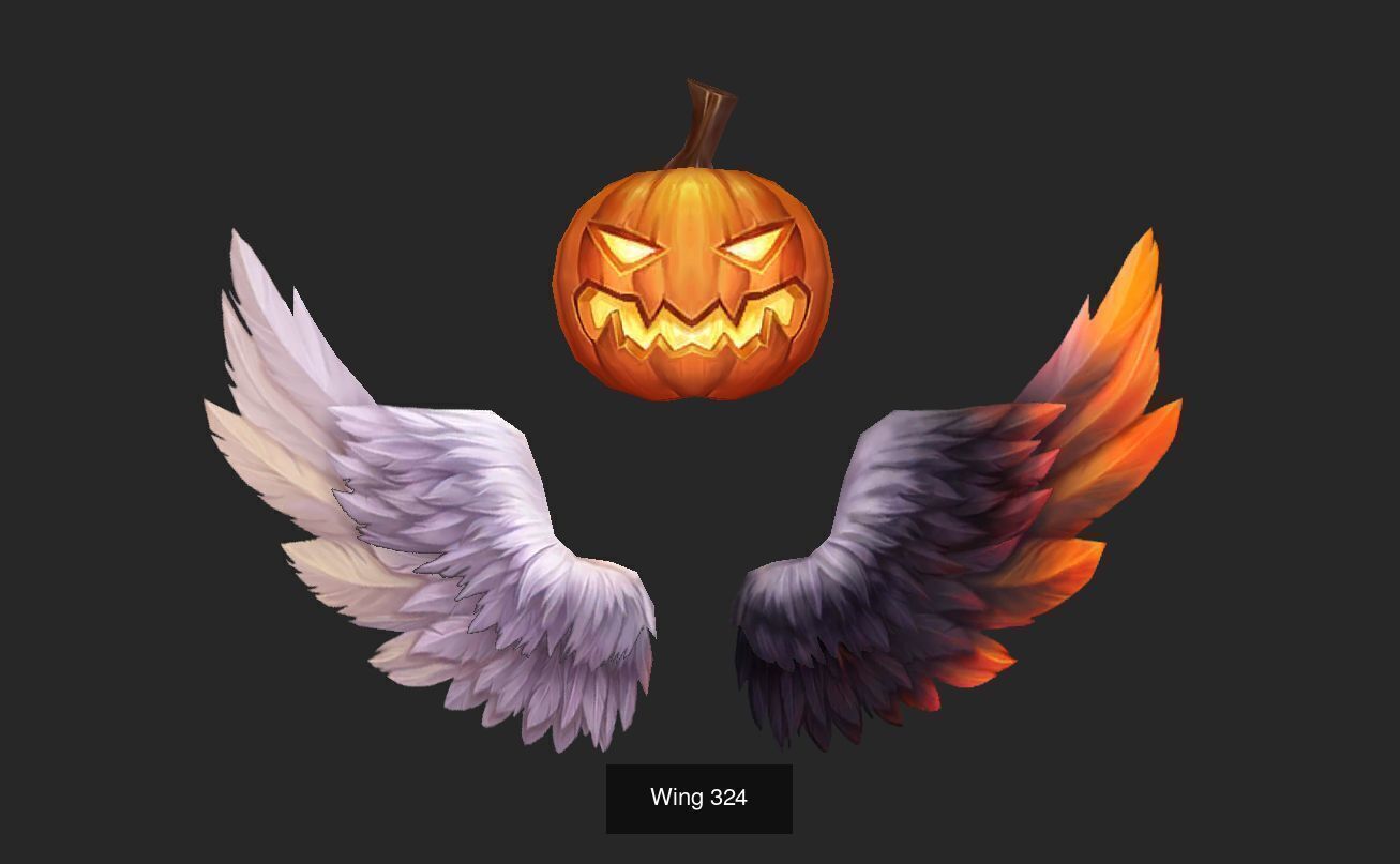 Pack With 25 Wings Part 13 3D Model Collection_5