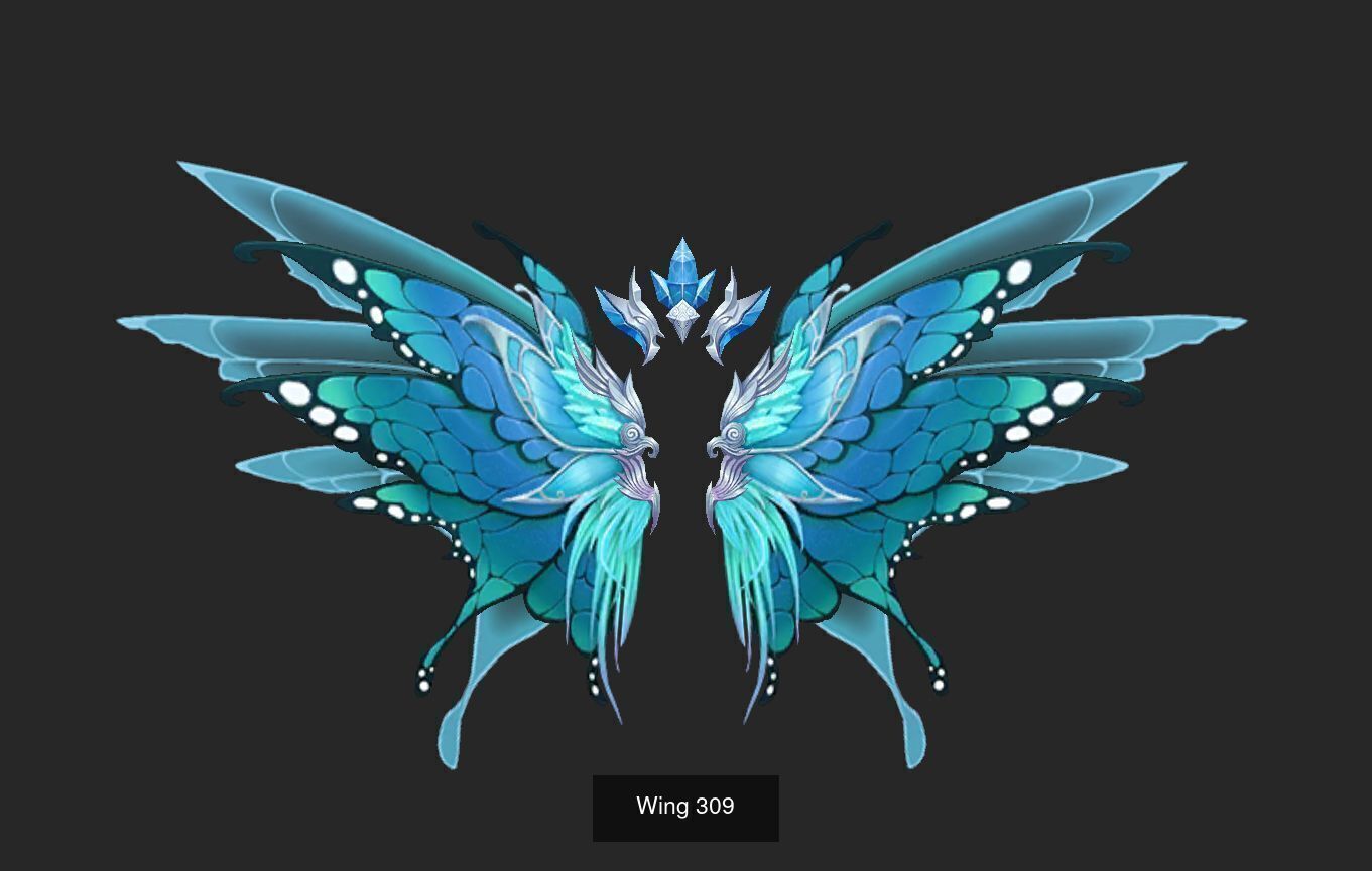 Pack With 25 Wings Part 13 3D Model Collection_20