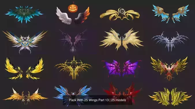 Pack With 25 Wings Part 13