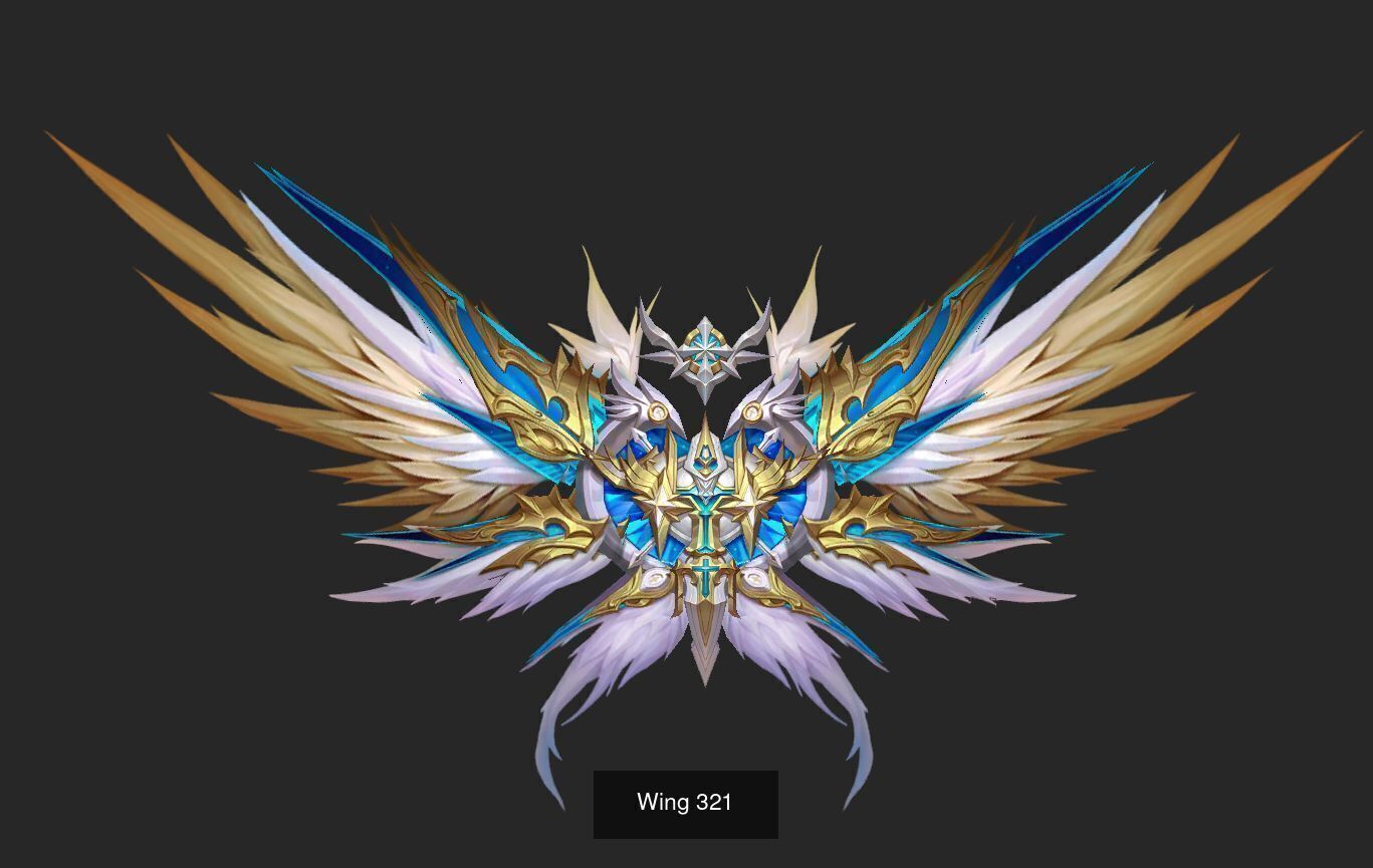Pack With 25 Wings Part 13 3D Model Collection_8