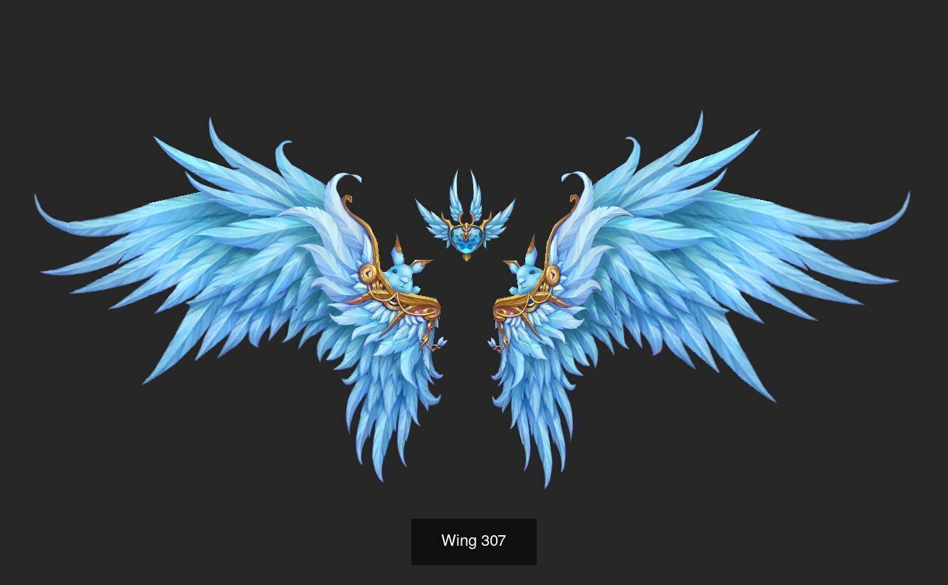 Pack With 25 Wings Part 13 3D Model Collection_22
