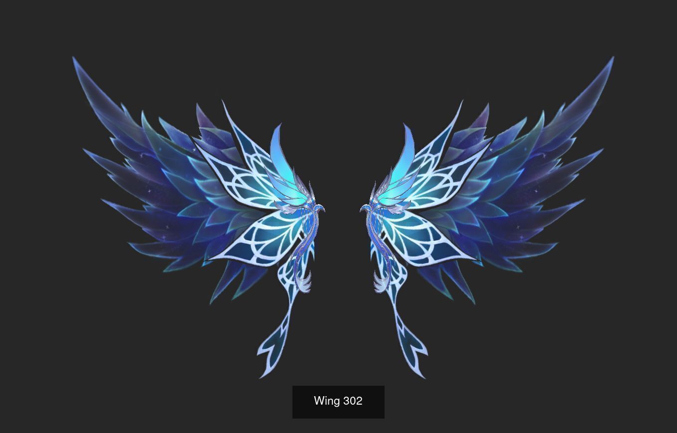 Pack With 25 Wings Part 13 3D Model Collection_27
