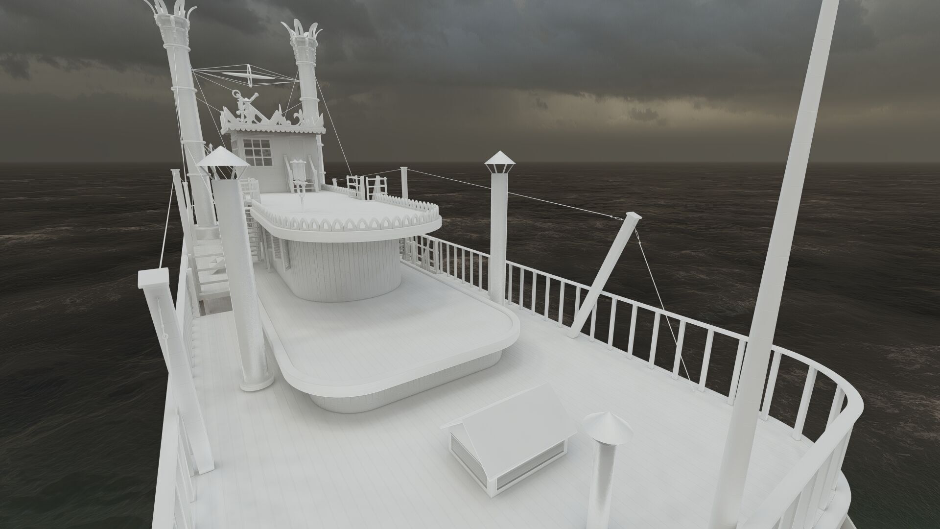 AMERICAN STEAM SHIP 3D model_39