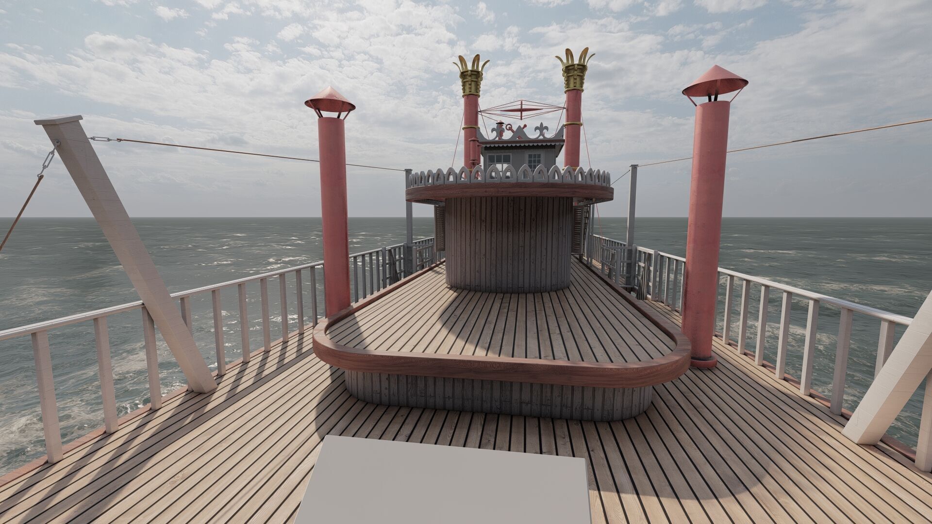 AMERICAN STEAM SHIP 3D model_19