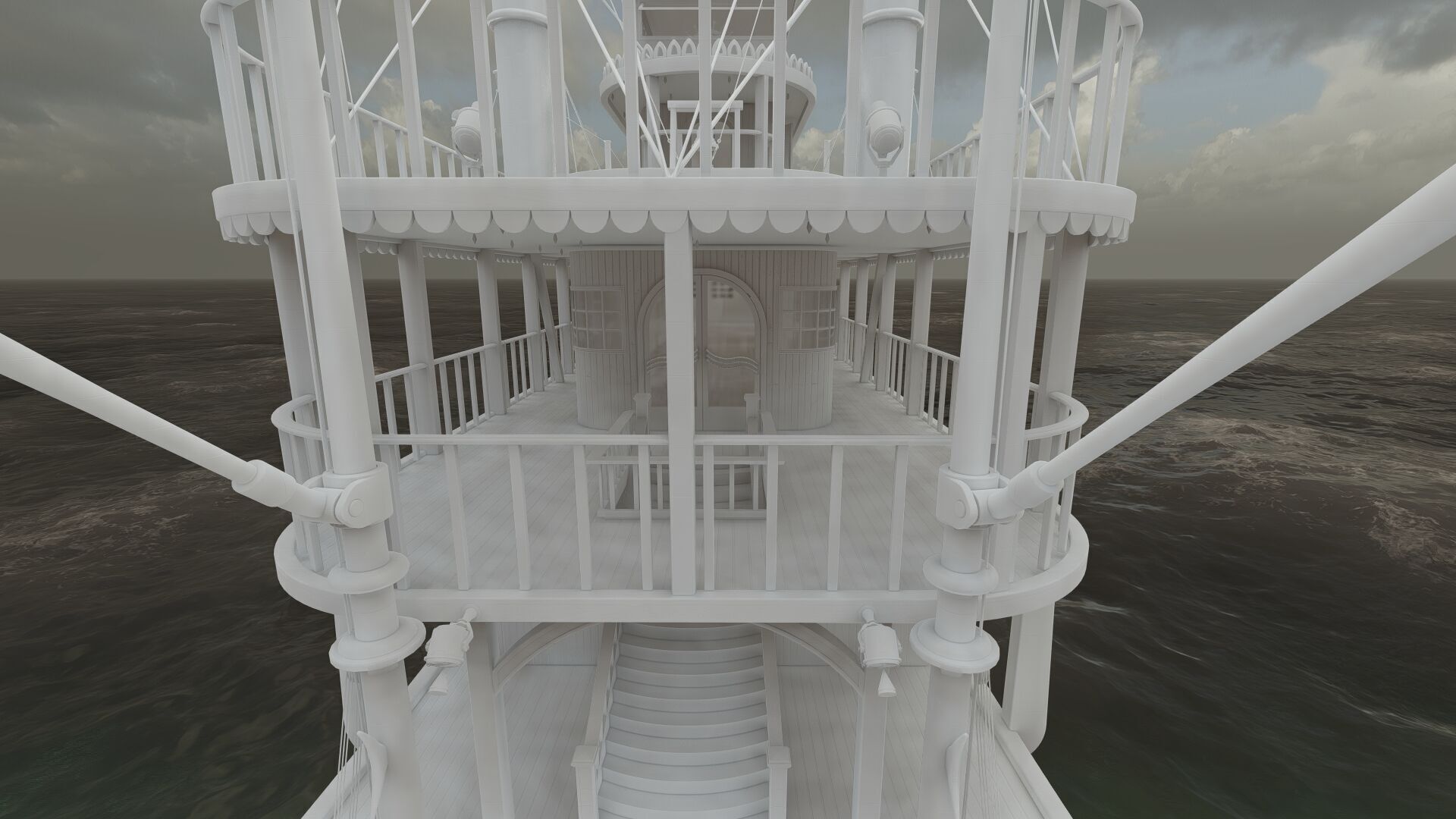 AMERICAN STEAM SHIP 3D model_35