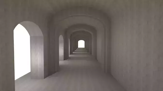 Medieval  Hallway