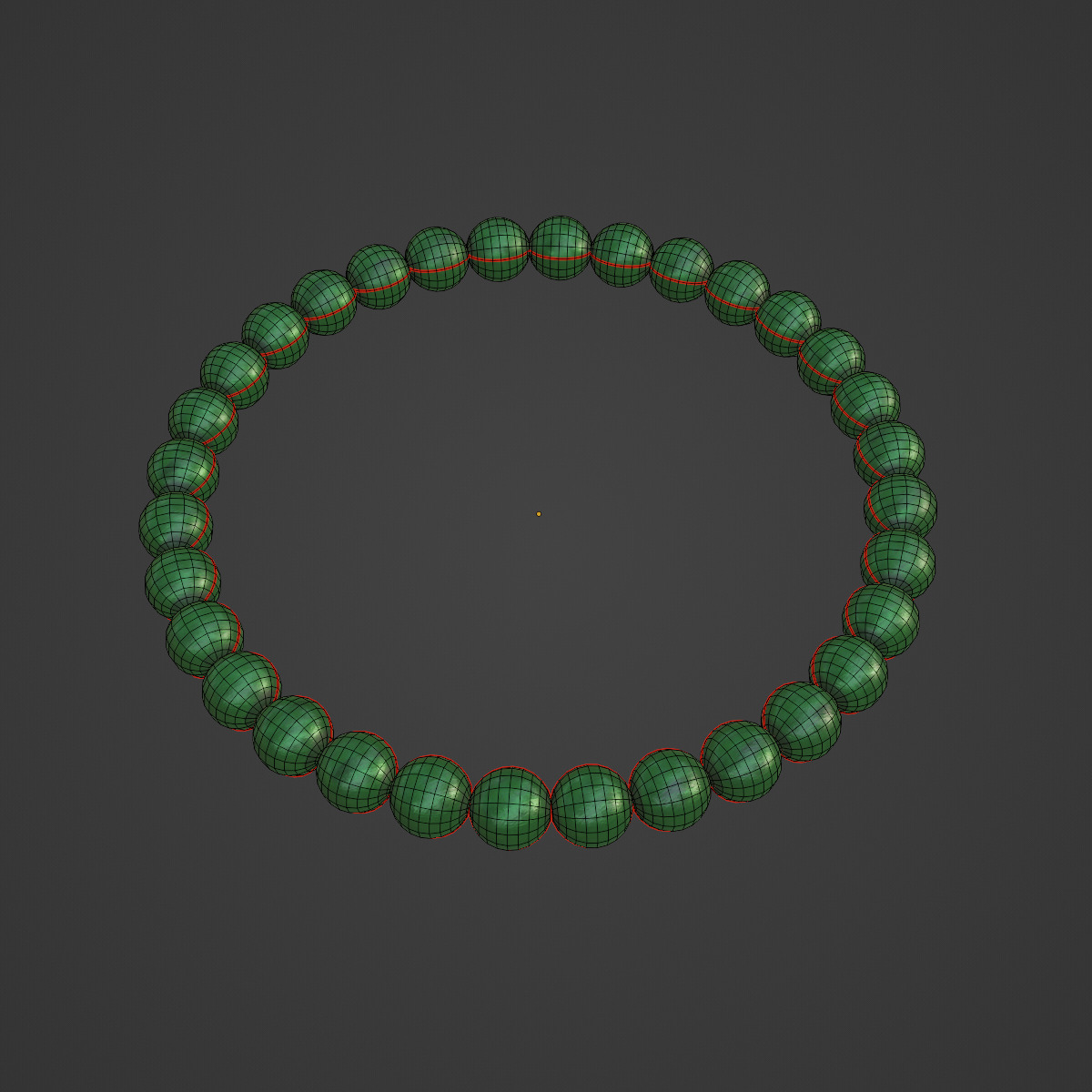 Bracelets 05 Low-poly 3D model_5