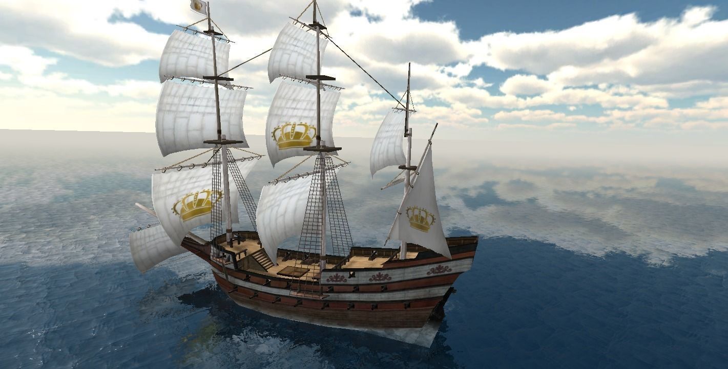 Ship Pack Low-poly 3D model_1