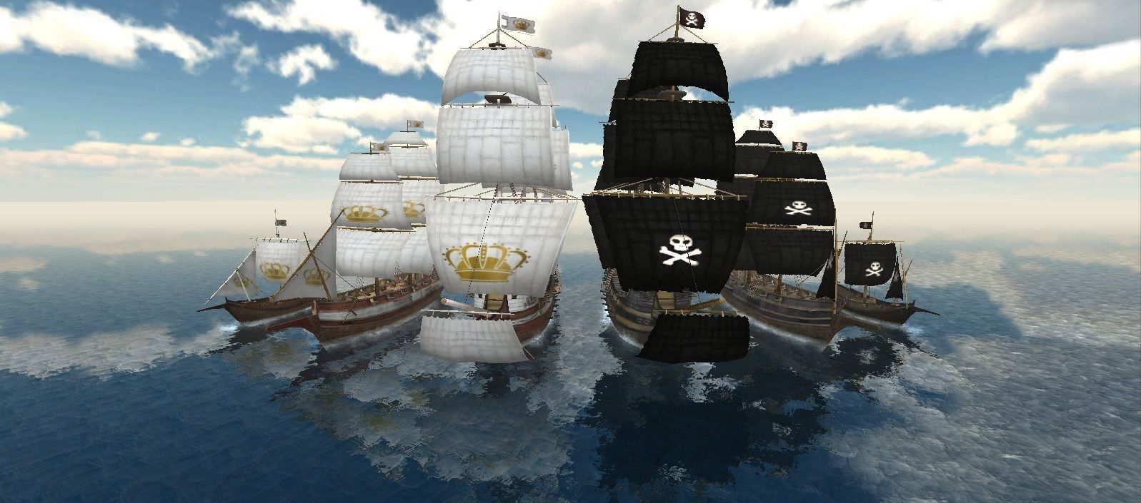 Ship Pack Low-poly 3D model_0
