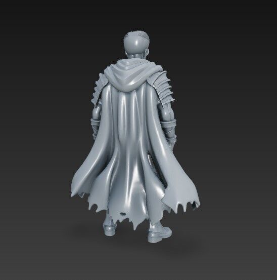 Dark Blade Master Epic Warrior 3D Print Model 3D model_6