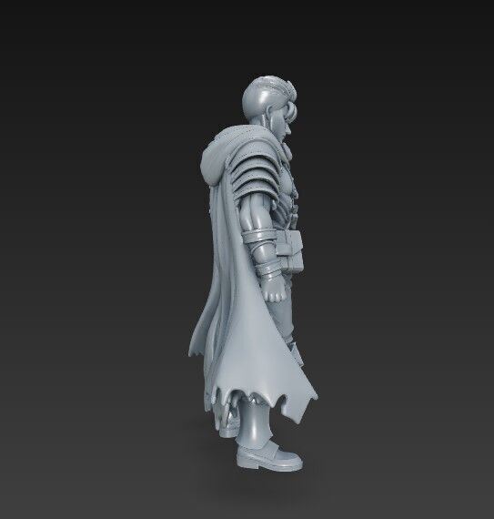 Dark Blade Master Epic Warrior 3D Print Model 3D model_5