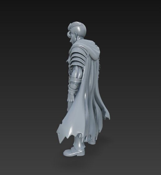 Dark Blade Master Epic Warrior 3D Print Model 3D model_4