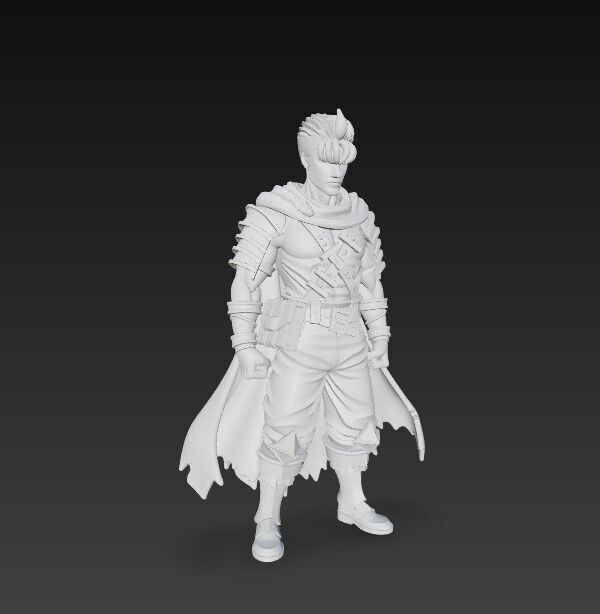 Dark Blade Master Epic Warrior 3D Print Model 3D model_20