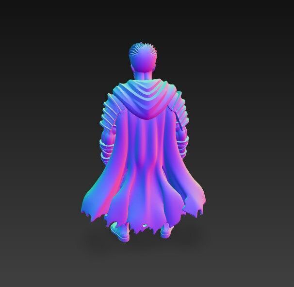 Dark Blade Master Epic Warrior 3D Print Model 3D model_7