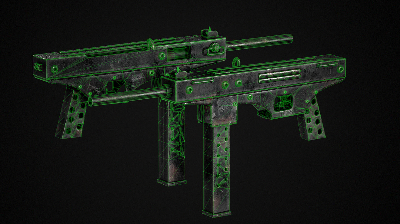 HandMade PP Lihoy Low-poly 3D model_2