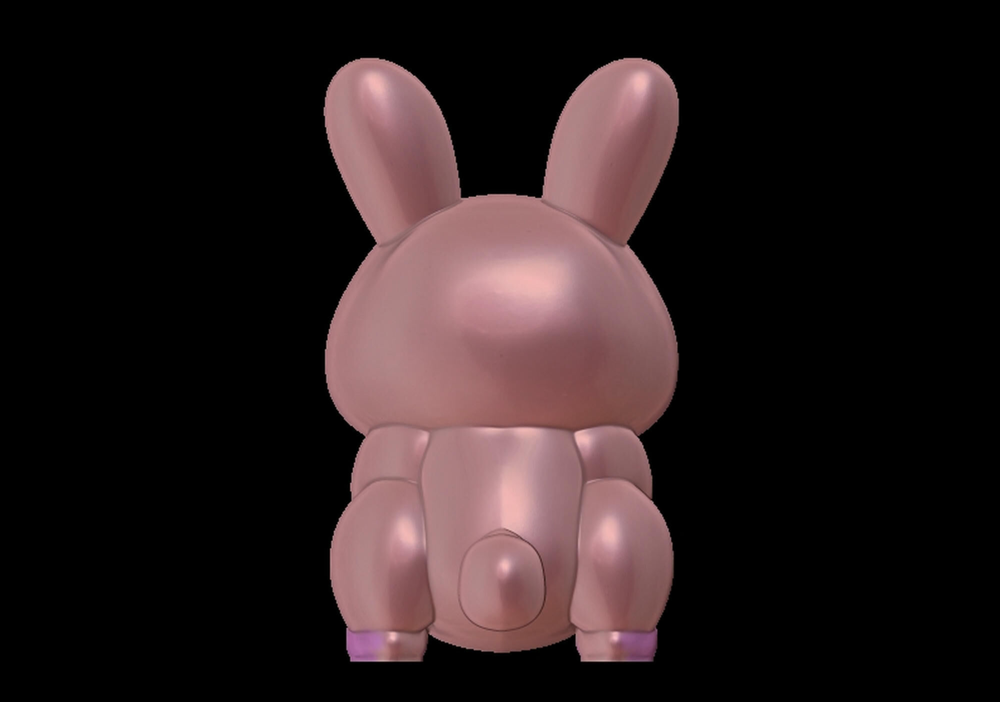 Cute Rabbit Toy 3D print model_7