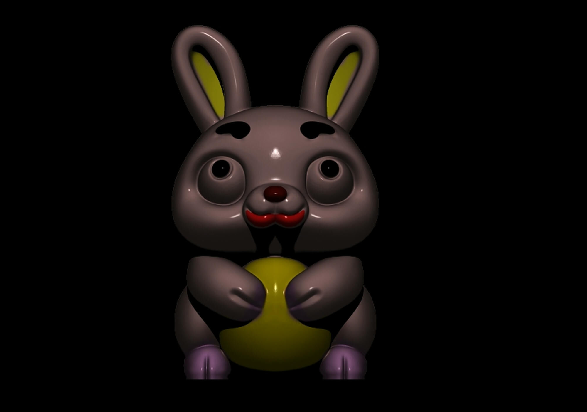Cute Rabbit Toy 3D print model_9
