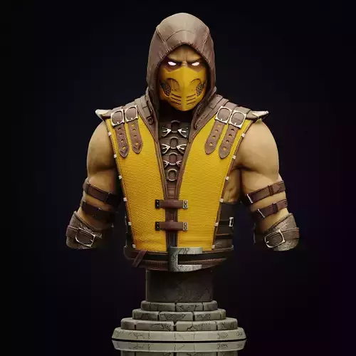 Scorpion Mortal Kombat Bust