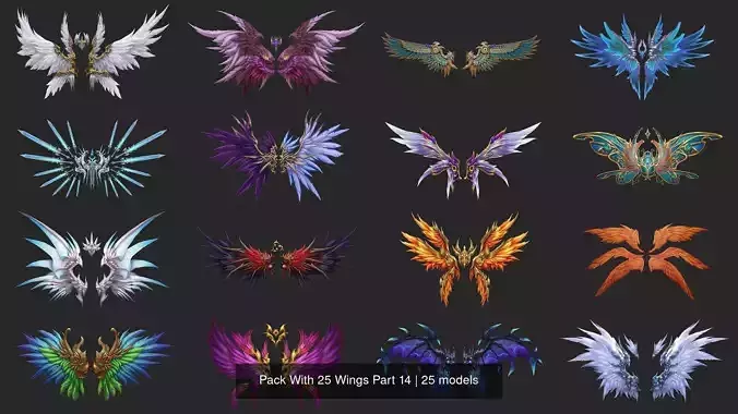 Pack With 25 Wings Part 14