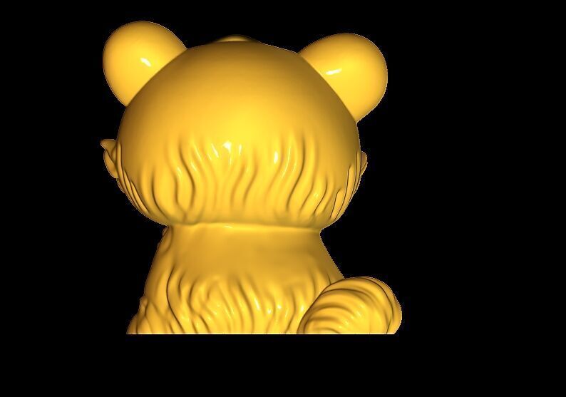 Cute Tiger Toy 3D print model_10