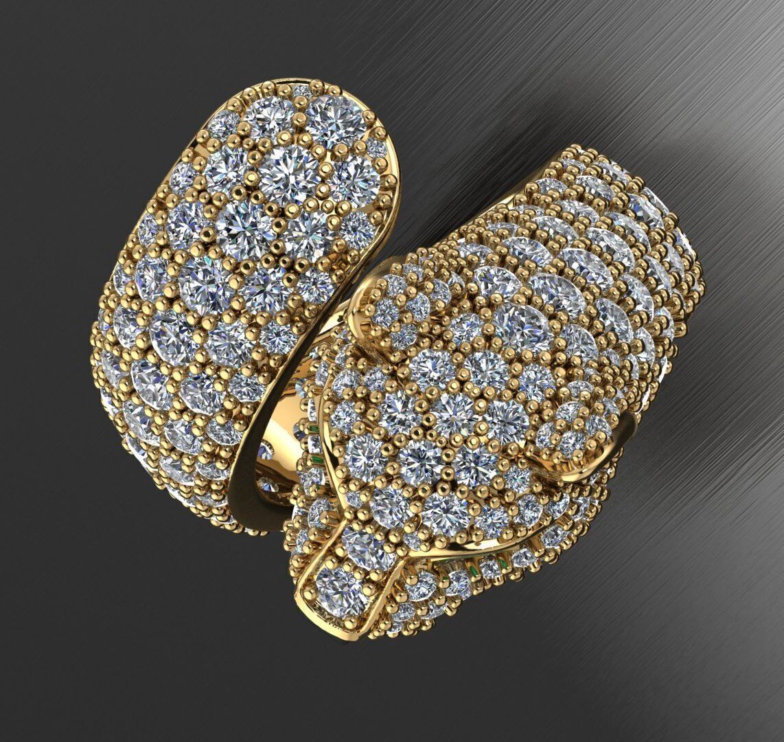 Cartier ring 3DM STL OBJ model for 3D printing and CNC 3D print model_8