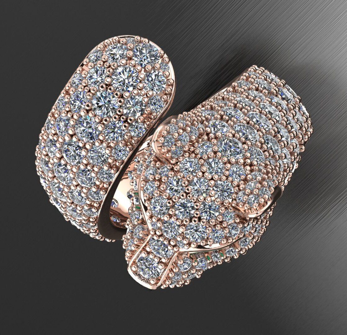 Cartier ring 3DM STL OBJ model for 3D printing and CNC 3D print model_7