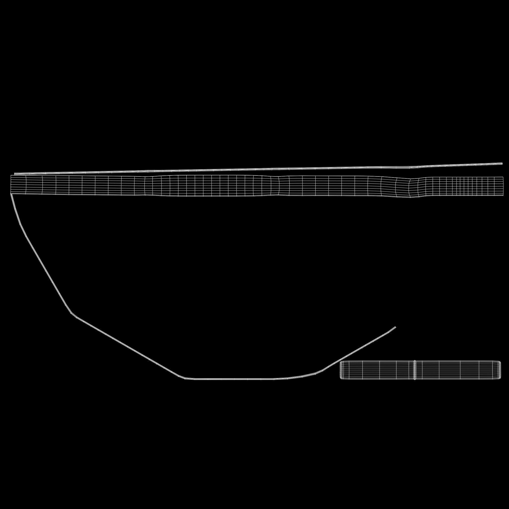 Two Untextured Sofa Models Low-poly 3D model_22