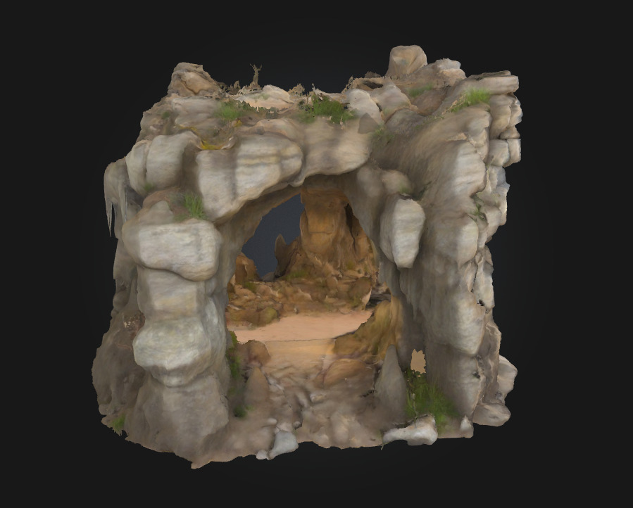 Rocky Archway Passage A Gateway Carved by Time 3D model_5