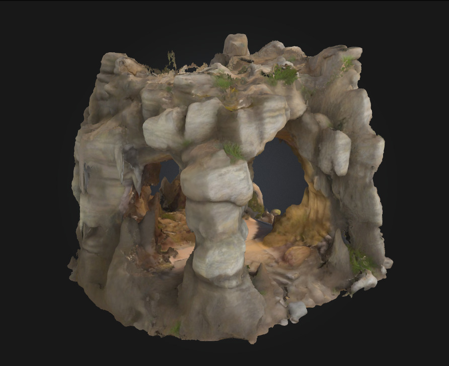 Rocky Archway Passage A Gateway Carved by Time 3D model_3