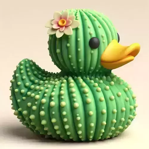 Cactus Rubber Duck