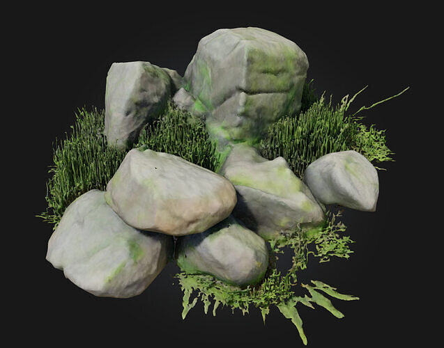 Rocky Haven  Shelter Amid the Stones 3D model