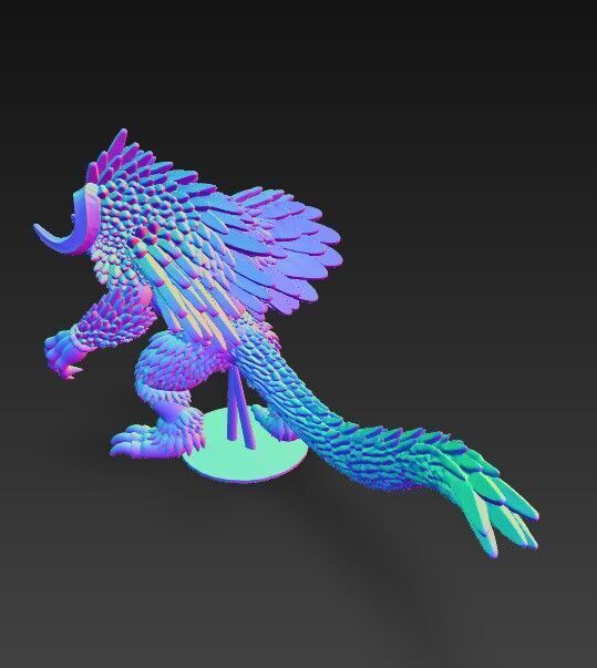 Howling Beast  3D model_6