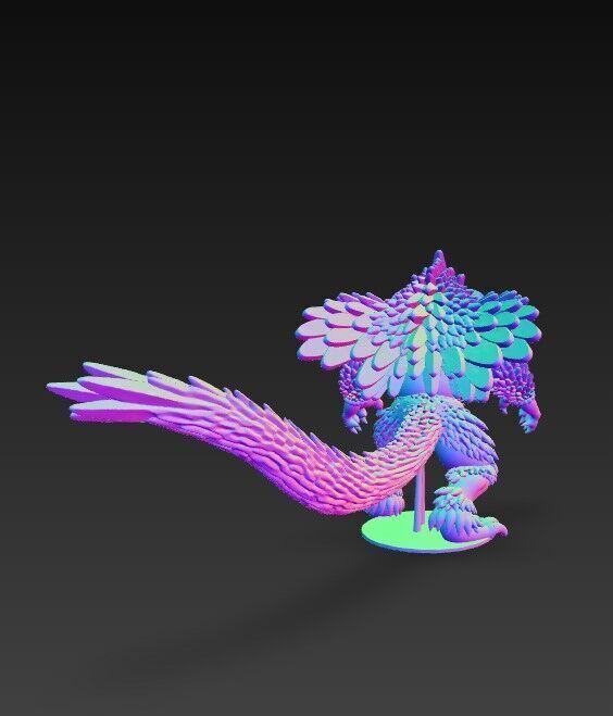 Howling Beast  3D model_12