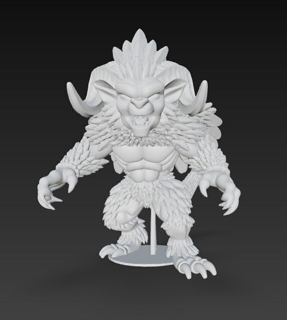 Howling Beast  3D model_24