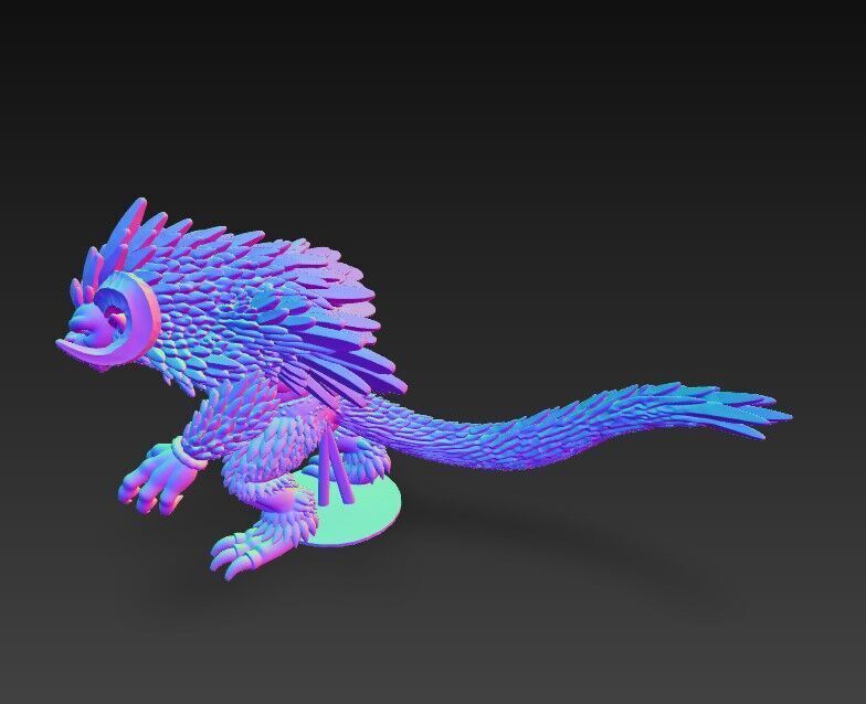 Howling Beast  3D model_7