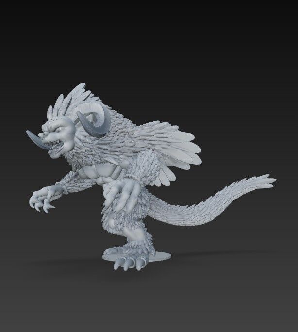 Howling Beast  3D model_5
